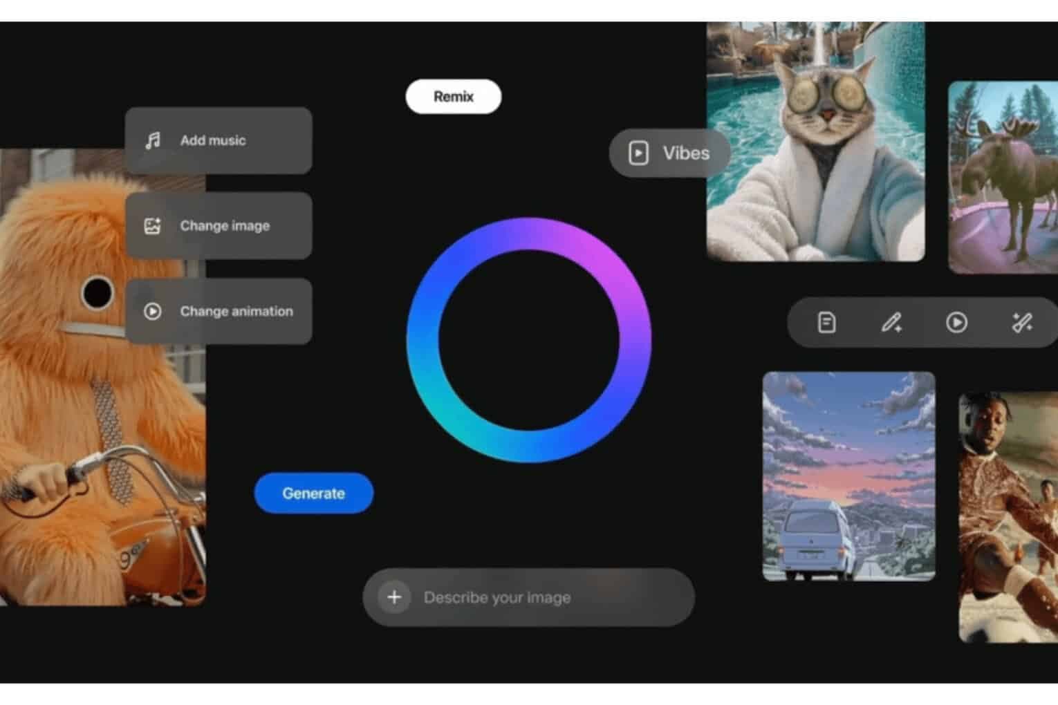 Meta Launches Vibes: AI Video Feed