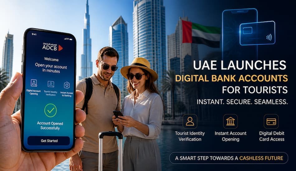3 Powerful Gains as UAE Launches Digital Bank Accounts for Tourists via “Tourist Identity”