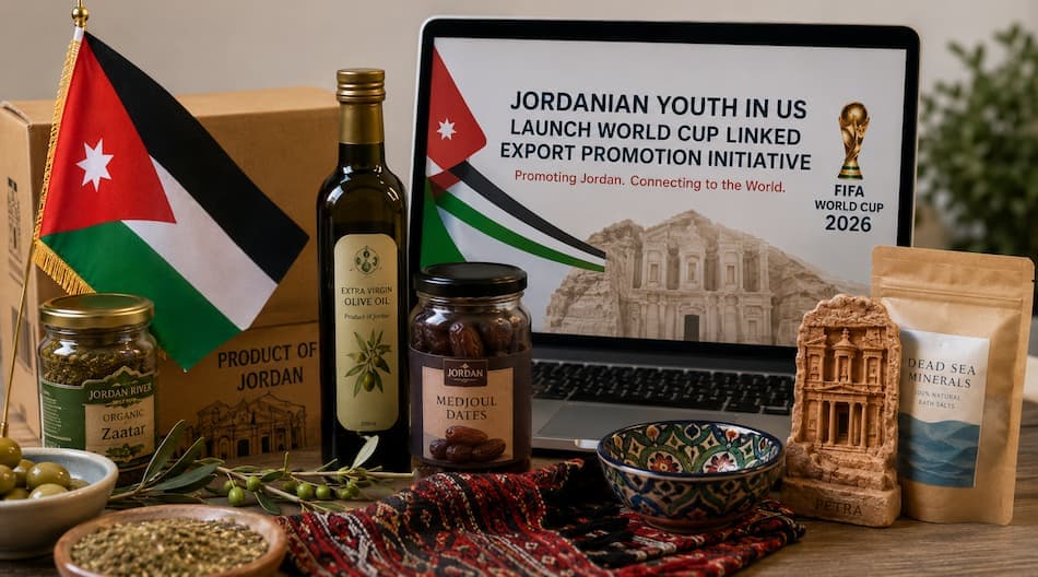 Jordanian Youth Launches 2026 World Cup Export Initiative to Promote National Products