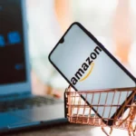 User browsing products on the Amazon Shopping mobile app