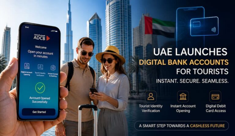 3 Powerful Gains as UAE Launches Digital Bank Accounts for Tourists via “Tourist Identity”
