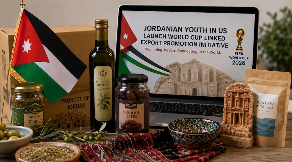 Jordanian Youth Launches 2026 World Cup Export Initiative to Promote National Products